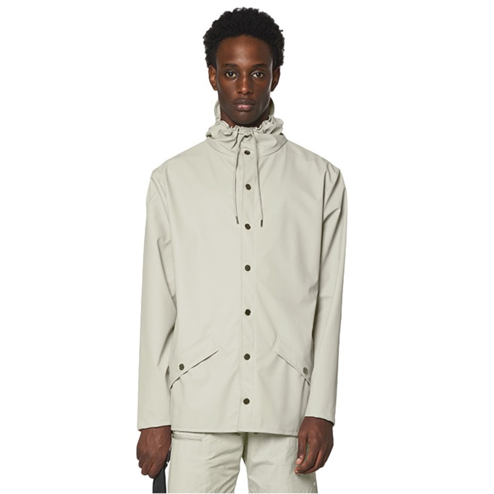 Rains Unisex Rain Jacket size XL In Cement